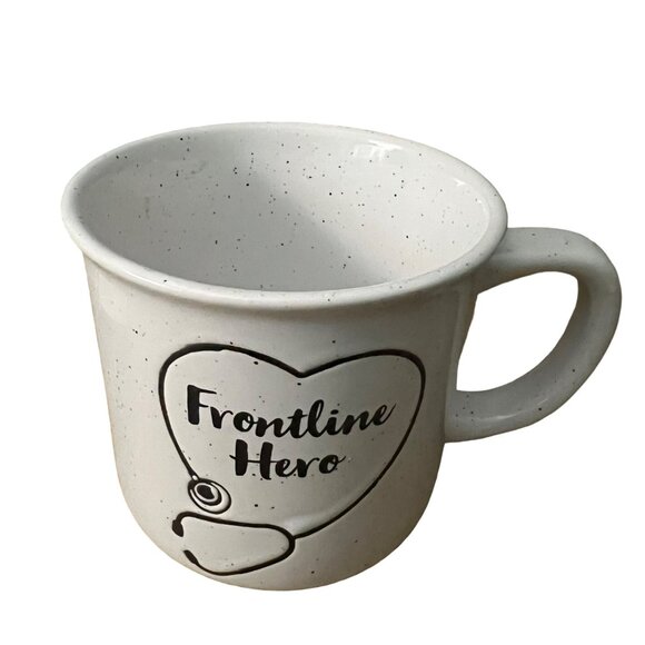 Eccolo Frontline Heros‎ Nurse Doctor EMT Ceramic Coffee Mug 16oz White - Picture 2 of 4